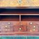Empire period mahogany burl secretary from Egypt