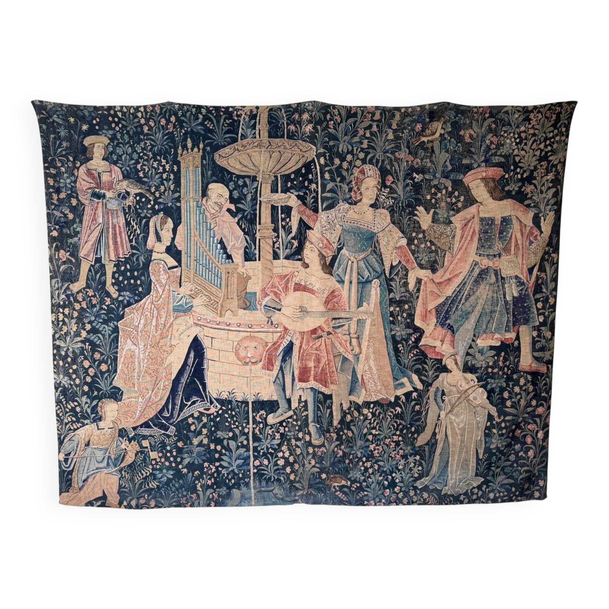 Tapestry “Music Scene”, Rambouillet Art Workshops - P