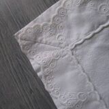 Old embroidered pillowcase: 69x62cm