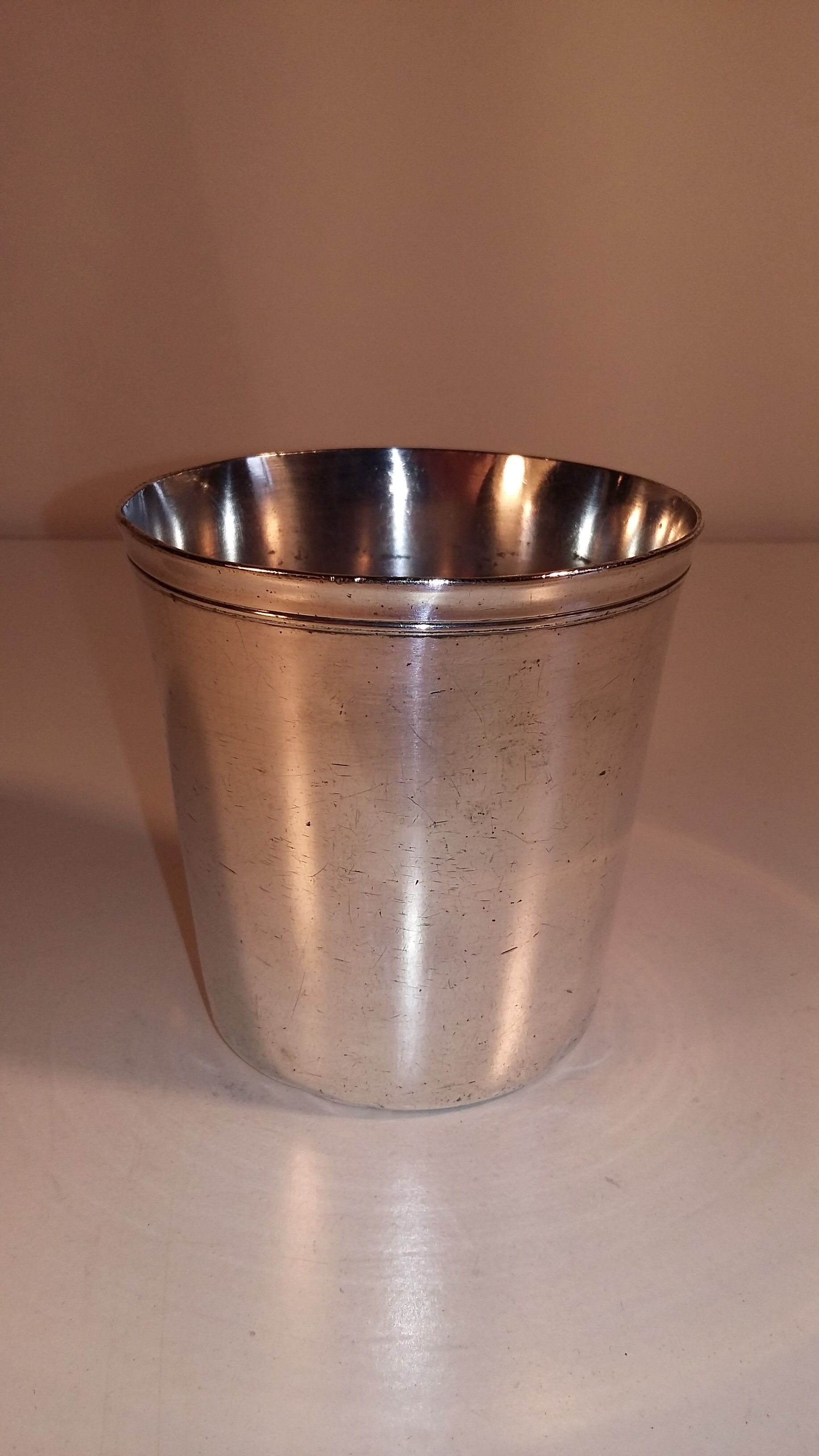 Kettledrum Christofle silver metal