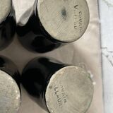 Set of 4 Covain Vallauris ceramic glasses