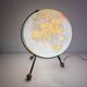 Vintage globe 1962 terrestrial world map glass tripod Taride - 32 cm