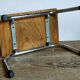 Vintage floral formica footrest stool