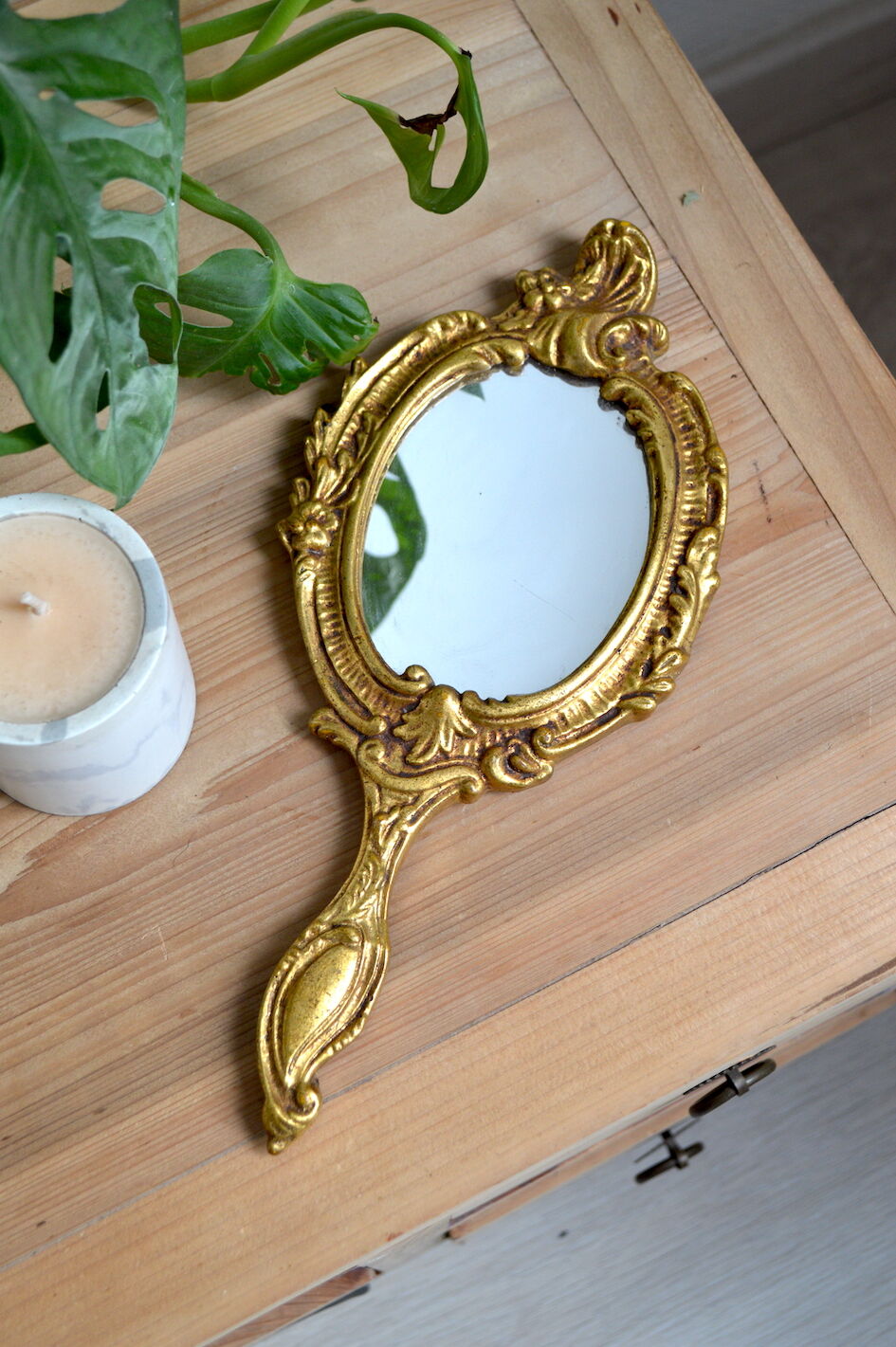 Miroir à main vintage