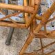 Rattan leg bed 1960