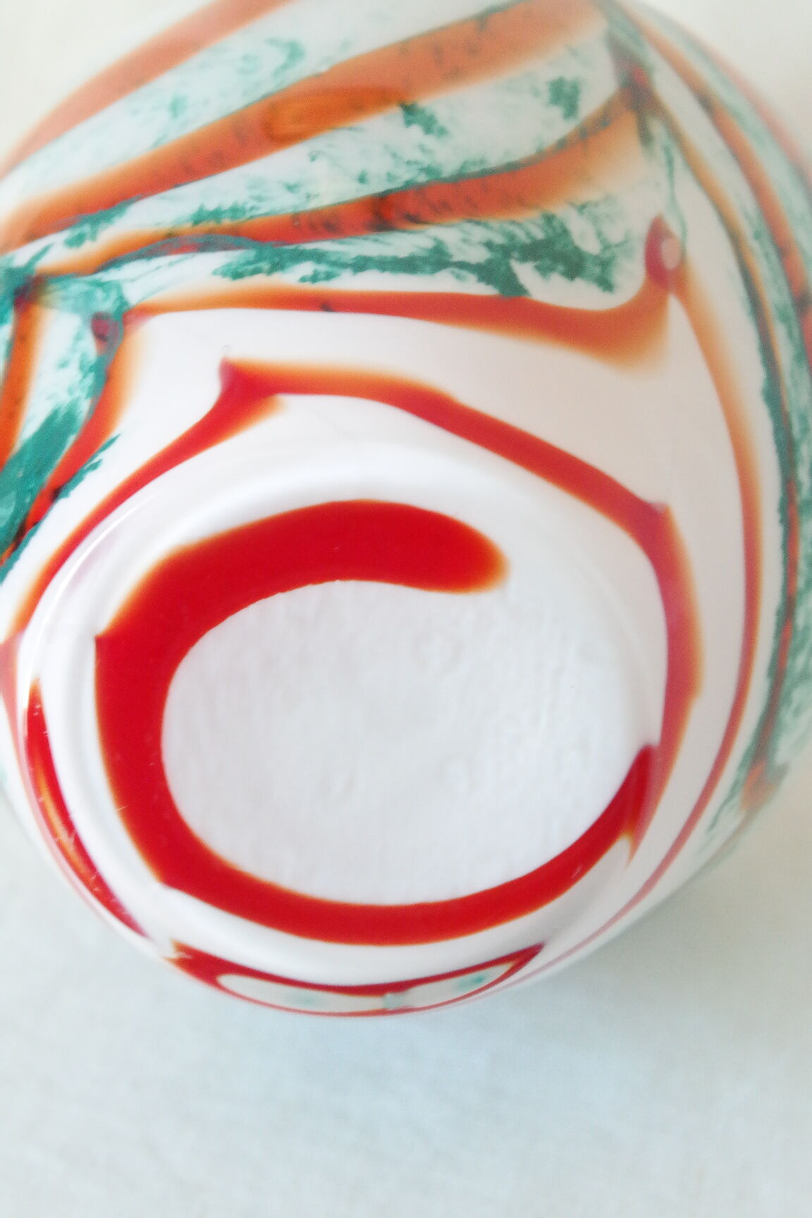 Vase vintage opaline Carlo Moretti