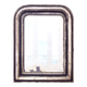 Old Louis Phillipe mirror, silvered with silver leaf.