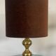Lampe vintage en laiton années 70