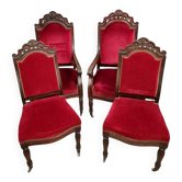 salon époque Restauration en acajou