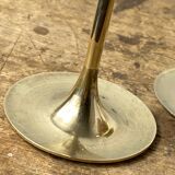 Vintage brass candle holders