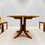 Ensemble de salle à manger de table extensible et 6 chaises