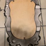 Renovated rococo style porcelain mirror