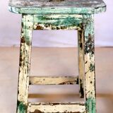 Old Burmese teak workshop stool