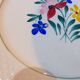 Set of 6 flat plates of Digoin Sarreguemines model Fabiola