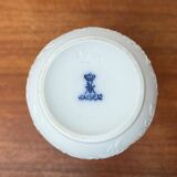 German white porcelain vase from the mid-century with bird motif by Kaiser, 1960s.