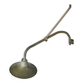 Large Greek Industrial Army Wall Light 1  1950s