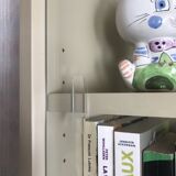 Wall-mounted bookcase display cabinet
