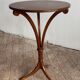 Pair of victorian empire style mahogany tables, 20th century