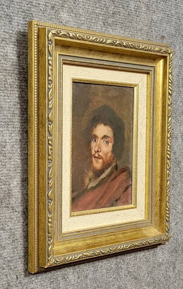 Painting oil on panel 18th century