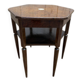 Octagonal side table from the Art Deco period.
