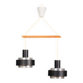 Teak Pendant Lamp by Fog & Mørup, Denmark, 1960s