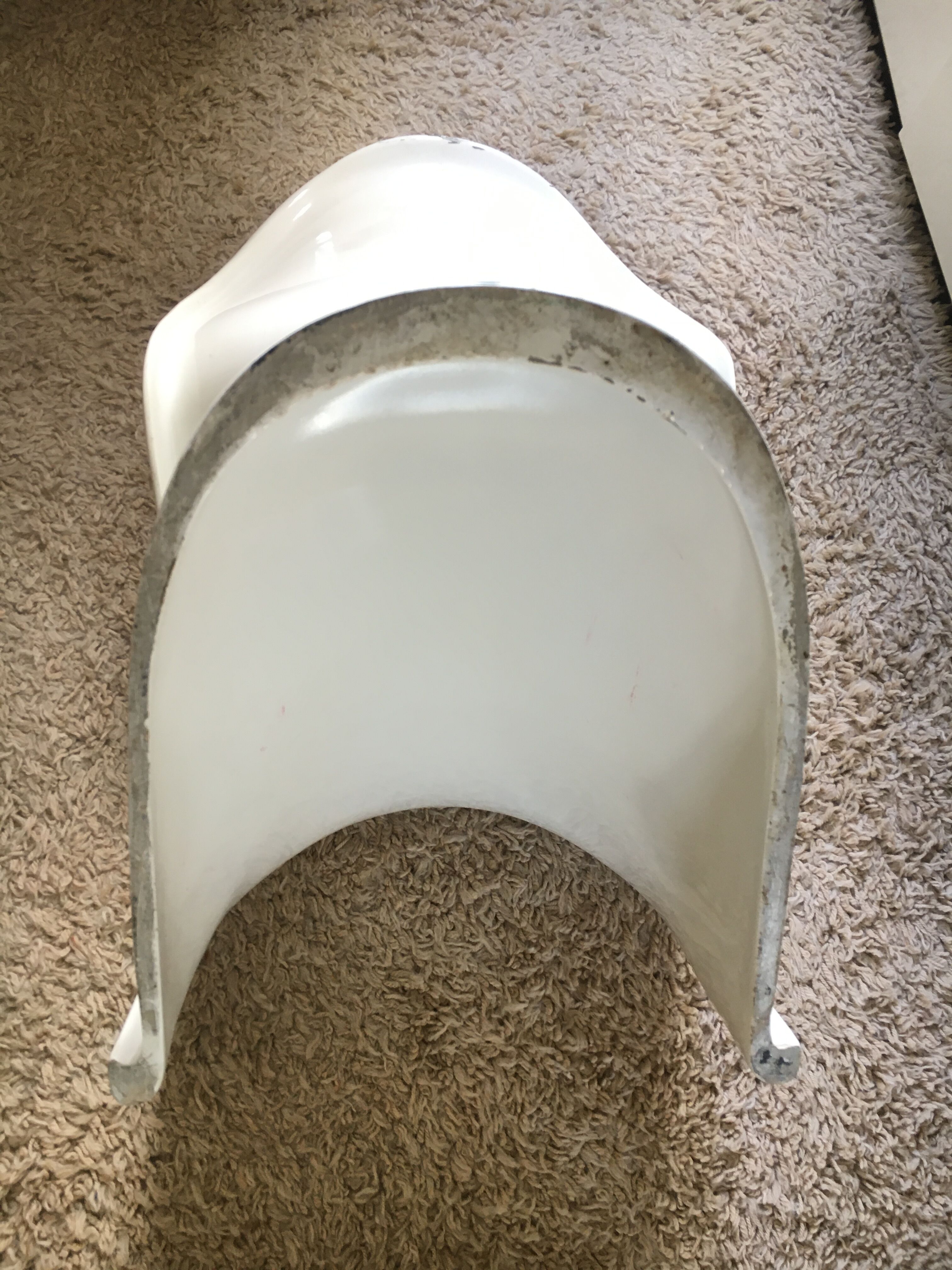 S chair by Verner Panton in fiberglass series 1 1967