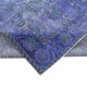 Hand-knotted bohemian turkish 1970s 180 cm x 274 cm purple rug