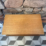 Spindle-legged bedside table from the 60s/70s.