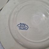 Set of 11 Dessert Plates Ter De Fer Salins Rivoli Model