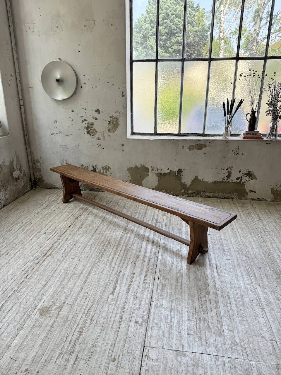 2.5m XL pine farm bench