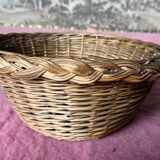 Old round bread basket