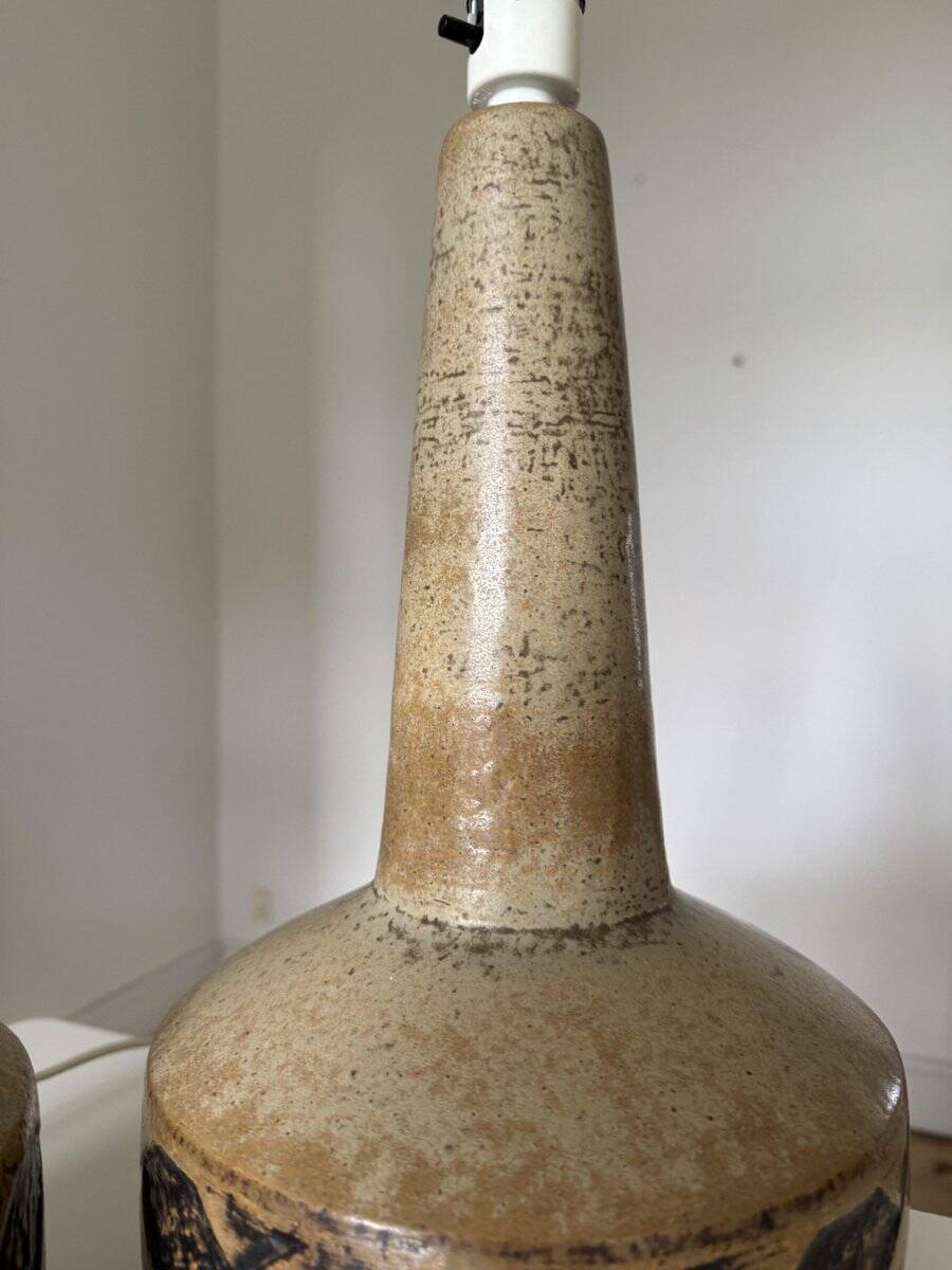 PairTtable lamps, Søholm Stentøj, denmark, 1960s, set of 2