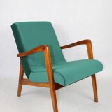 Chaise polonaise vintage en vert, années 1970