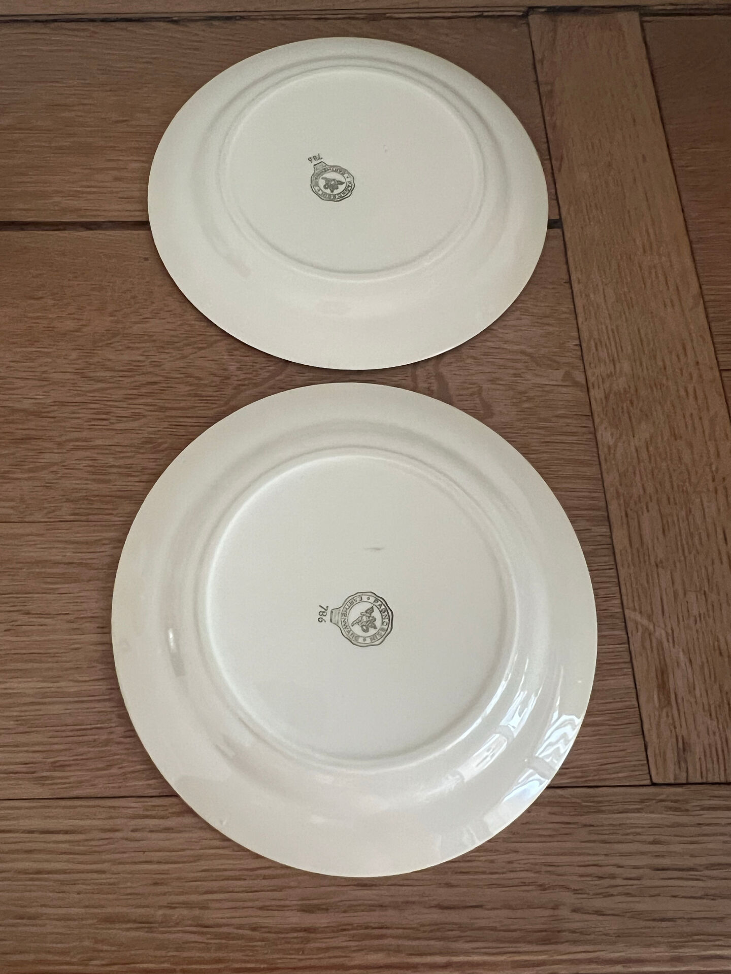 6 Italian dessert plates Pagmossin in ceramic