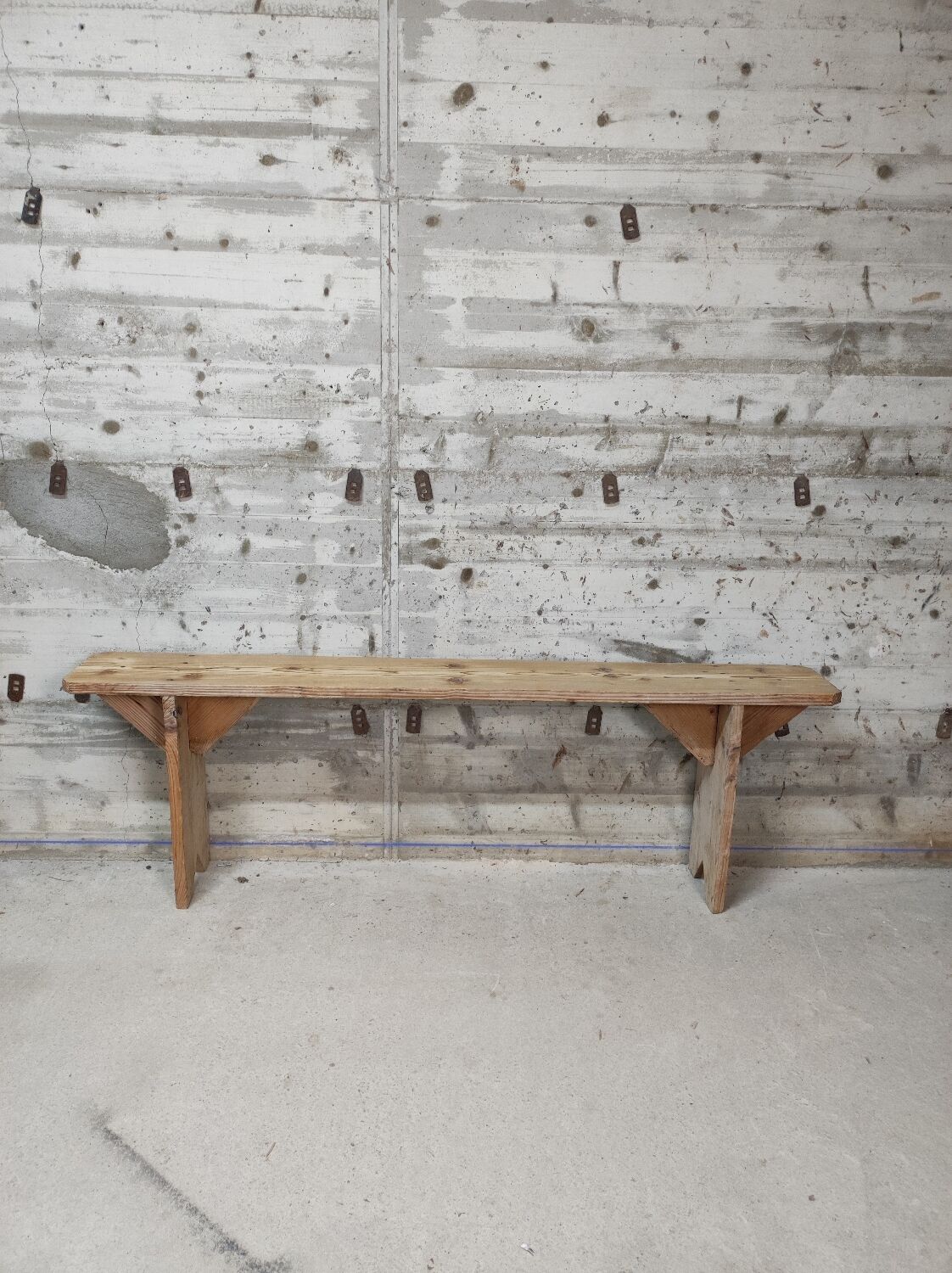 Fir farmhouse bench