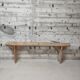 Fir farmhouse bench