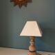 Pied de lampe en bois brut