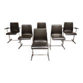 6 chaises de salle à manger dans le style de Rudi Verelst