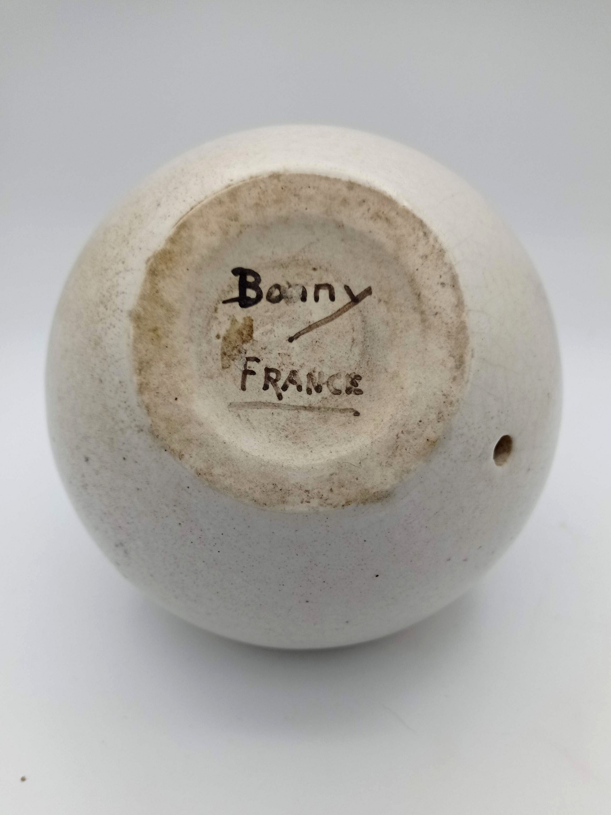 Gold ceramic lamp- Art Deco