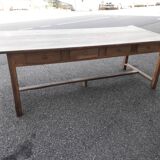 214 cm drawer farm table