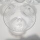 6 champagne glasses in Baccarat crystal, Nancy model, circa 1920