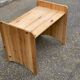 Vintage Scandinavian shelf in solid wood 48cm