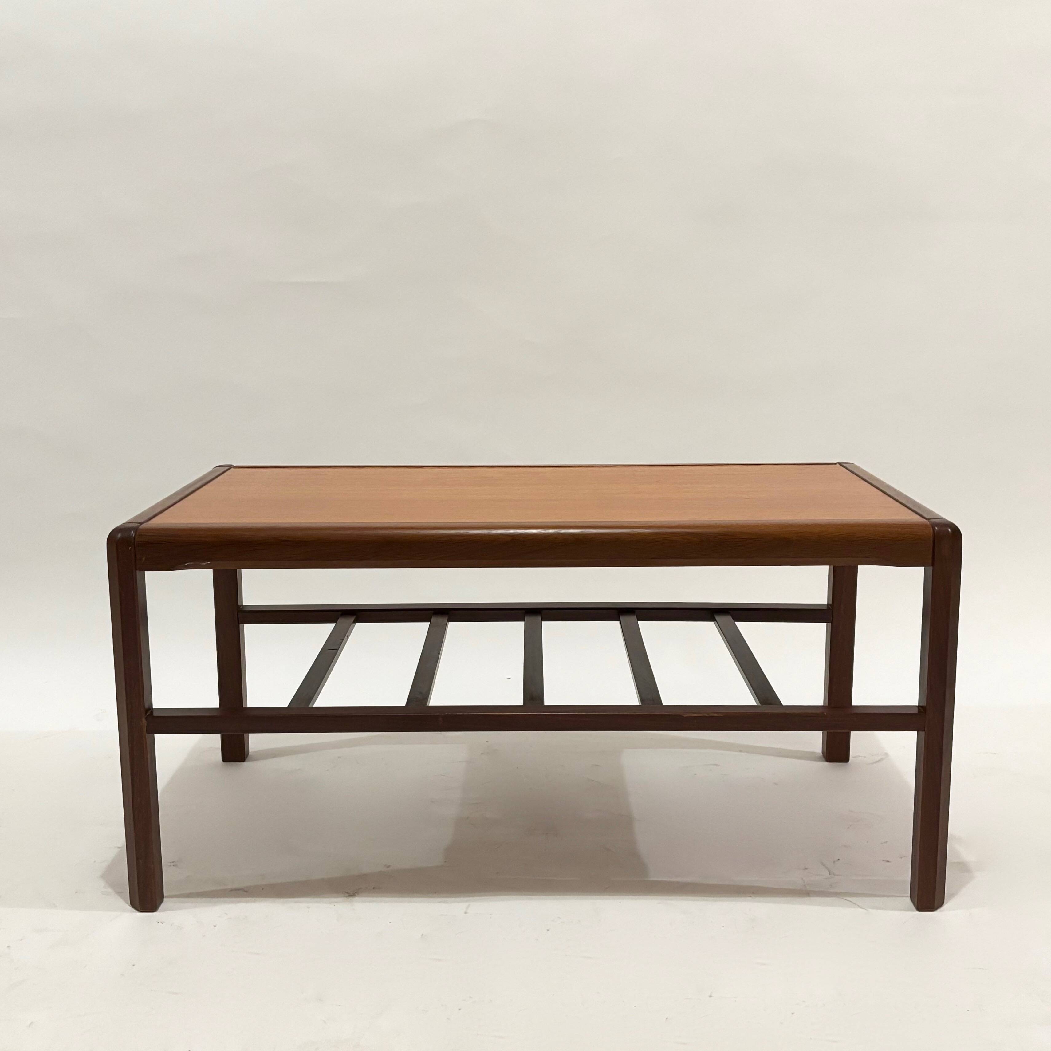 Danish teak coffee table