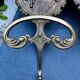 2 vintage brass coat hooks