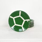 Assiette moyenne - sol vert