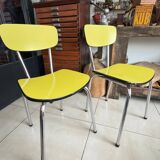 Pair of vintage Formica chairs