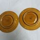 2 Longchamp ceramic coffee cups and saucers