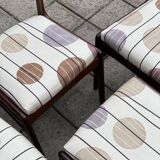 Set of 4 Vintage Teak Scandinavian Style Chairs