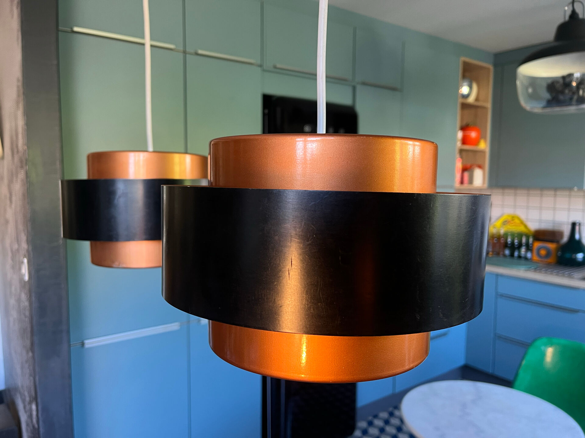 Suspension pair Juno by Jo Hammerborg for Fog & Morup