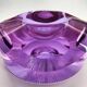 Rare Purple Glass Ashtray - Moser 1960s